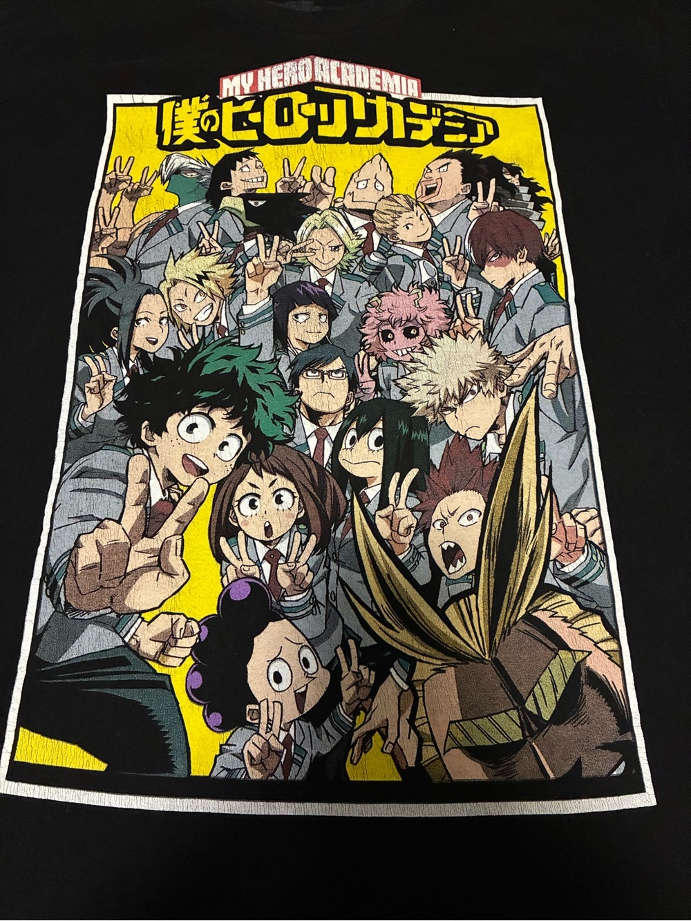 My Hero Academia Crew Neck Graphic Tee